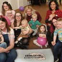 The High Peak Baby Bank's volunteers with their new logo