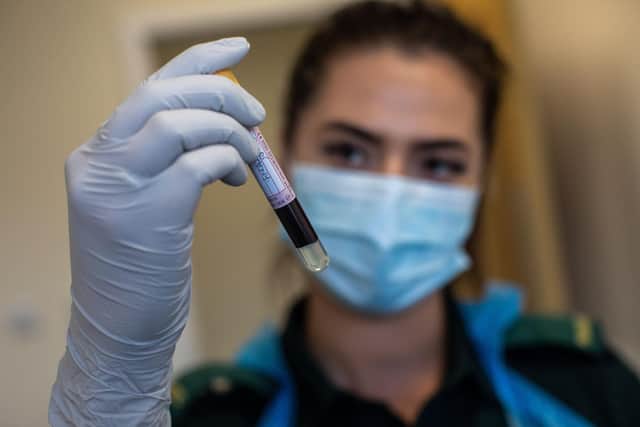 A coronavirus vaccination hub at Chapel-en-le-Frith’s Thornbrook Surgery will begin operating its first clinics this weekend (Photo by SIMON DAWSON/POOL/AFP via Getty Images)