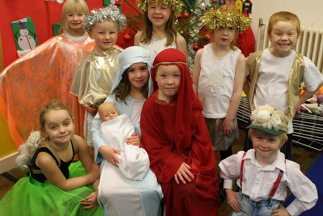 Bakewell Infant School perform a nativity play.