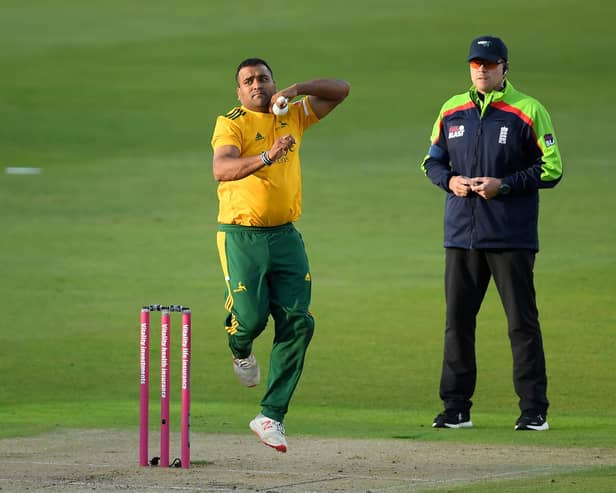 Samit Patel was the Notts Outlaws match-winner. (Photo by Alex Davidson/Getty Images)