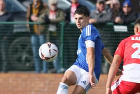 Connor Kirby scored twice to help Buxton to victory.