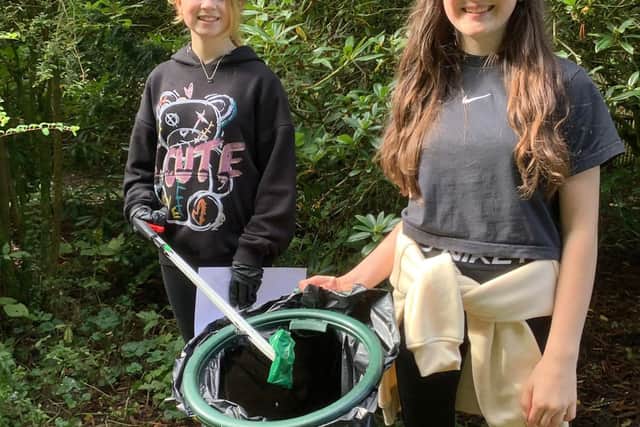 Pupils from St Thomas More did a sponsored litter pick around Buxton town centre to raise money for their charity of the year the RSPCA. Photo submitted