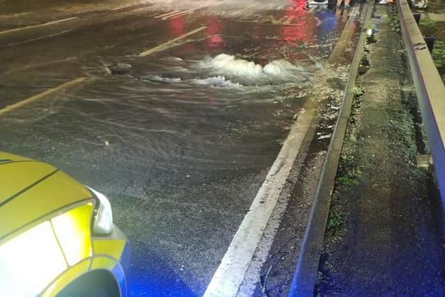 Flooding in Chesterfield overnight