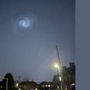 A bright spiral was was spotted in the sky above Bolsover last night.