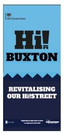 These are the banners which are planned to go all along Spring Gardens in Buxton until 2024.
