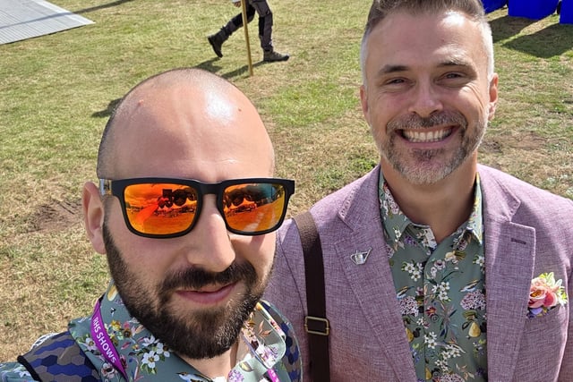 James enjoyed a visit to the historic grounds of Wentworth Woodhouse for the inaugural RHS Flower Show.