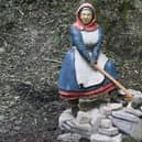 The newly installed figure of "Martha". Photo Jason Chadwick