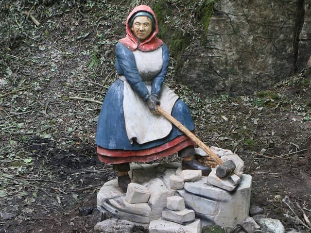 The newly installed figure of "Martha". Photo Jason Chadwick