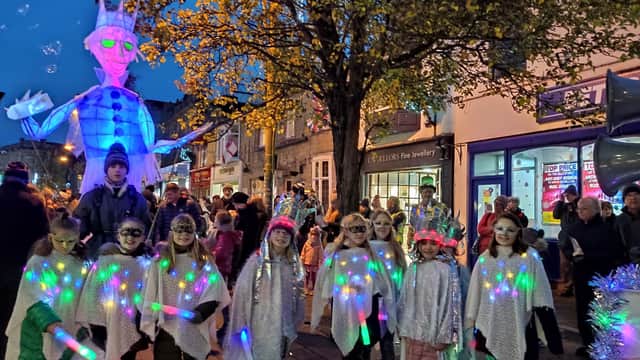 The Brownies taking part in a previous Buxton Sparkles Lantern Parade