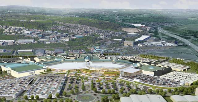 Impression of the Meadowhall extension.