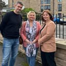 Jon Pearce, Vickie Sharpe, Claire Ward (left to right)