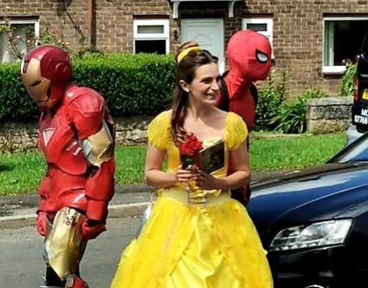 Belle (Holly Howe) joins the crimefighting duo