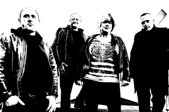 Decades of Delusion. From left, Mike Orme, Dunk Rimmer, Jori and Greg Boulton.