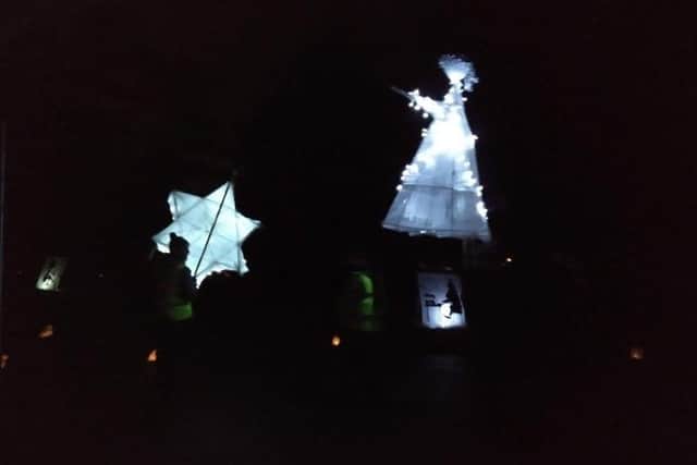 The lantern parade made its way through Whaley Bridge's Memorial Park at the weekend. Picture submitted