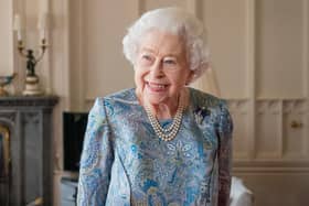 Her Majesty Queen Elizabeth II pictured in April 2022.  (Photo by Dominic Lipinski - WPA Pool/Getty Images)