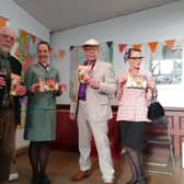 2023 Fringe performers celebrate the publication of the free printed programme.