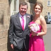 Rachel Melland with her father Keith.