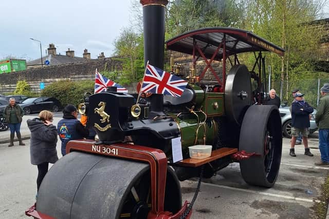 The steam roller was out celebrating its 100th birthday last week. Photo submitted