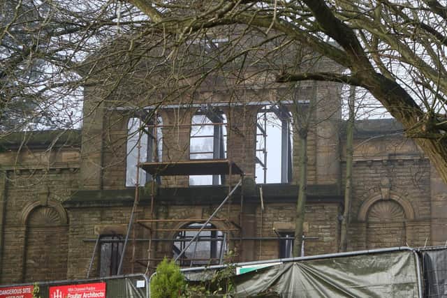 The remains of the former Mount Pleasant Chapel, New Mills