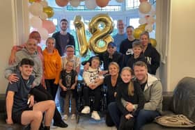 Lola Thomas celebrates her 18th birthday surrounded by family and friends. Photo submitted