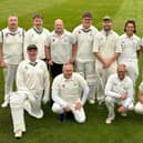 Buxton's second team celebrate a memorable promotion.