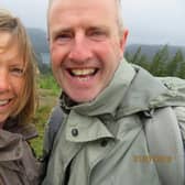 Dave and Kate Farmer have  helped to raise money for the Derbyshire Leicestershire and Rutland Air Ambulance after a crew saved Dave's life four years ago.