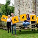 From left, JCB and Lindley staff Harriet Graves, Andy Robinson, Vanessa Hallam, Matthew Pickard, Tristan Mann, Biddy Egan and Neil Fowkes.