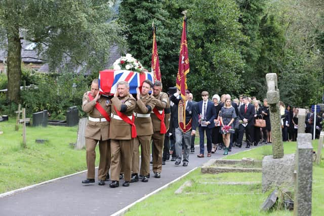 Robert 'Bob' Stoodley, aged 97, was laid to rest today at St James' Church, Buxworth