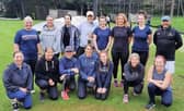 Members of the newly-formed Buxton Cricket Club ladies team.