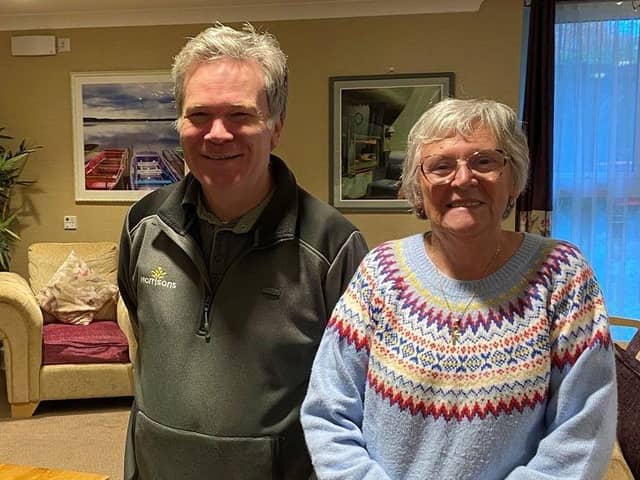 At a previous session at Haddon Hall Care Home.