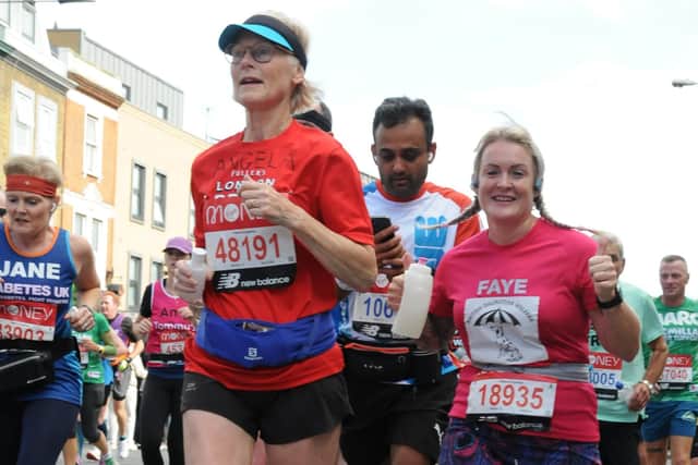 Angela Bent has run the London Marathon in her 20s, 30s, 40s, 50s, 60s and 70s