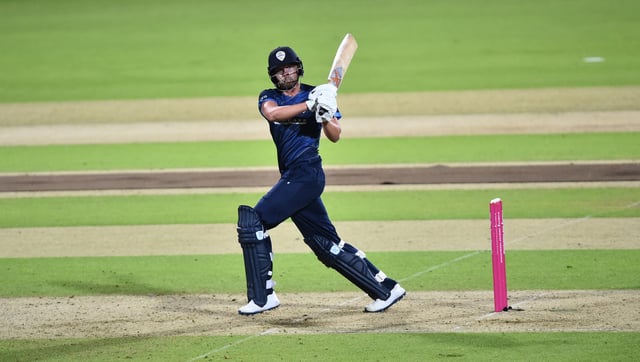 Matt Critchley says good bowling has helped his transition as Derbyshire's new captain. (Photo by Nathan Stirk/Getty Images)