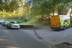 Buxton Police Safer Neighbourhood Team posted this photo from the scene on Wednesday evening