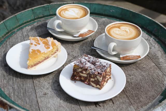 Get a free cake with every coffee purchased at The Yondermann Cafe with our reader offer