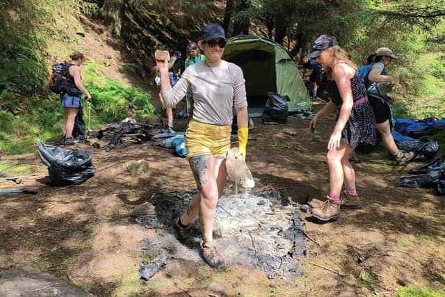 The group worked for almost six hours to clear the mess. (Photo: Contributed)