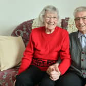 Buxton couple Thomas and Evelyn Smith who are celebrating their 70th wedding anniversary.