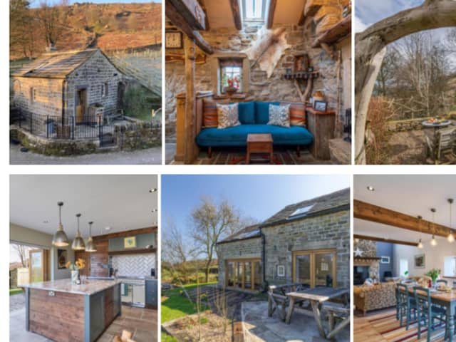 Woolcombers (top) and Hardwick House Barn are available to book through Ingrid Flute's.
