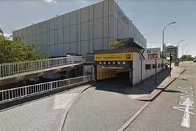 The NCP car park on Arundel Gate, Sheffield.