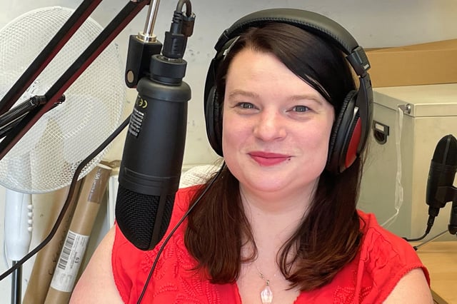Helen Naylor, presenter of the Cast from Buxton Opera House.