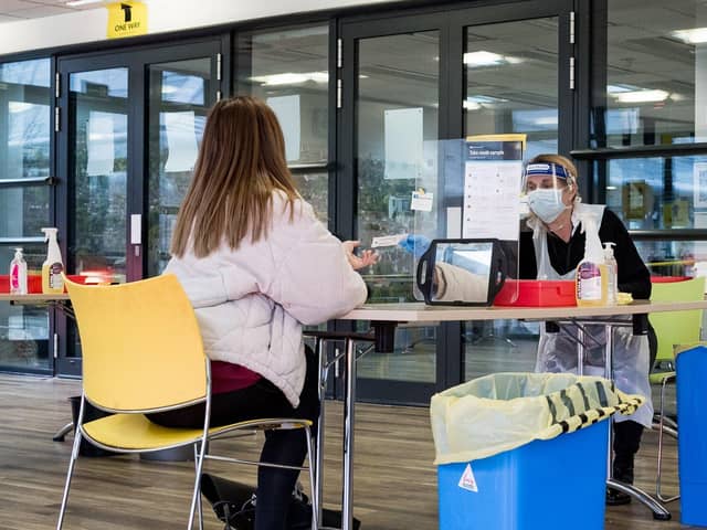 All secondary school and college students will take three COVID-19 tests as they return to the classroom, the Government has said