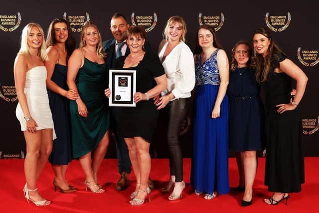 The Hartington Farm Shop and Café team, from left, Bethany Shaw, Eden Wardle, Megan, Ian, Marion and Hollie Shaw, Bethany Turner, Nicola Richmond and Joanne Holland. (Photo: Contributed)