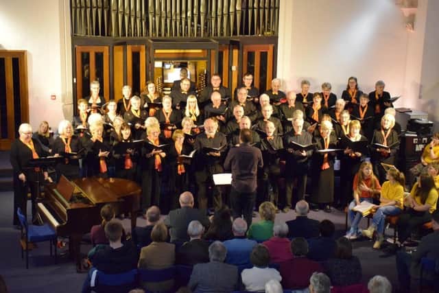 Johnny Coppin and The Phoenix Singers, Leek.
