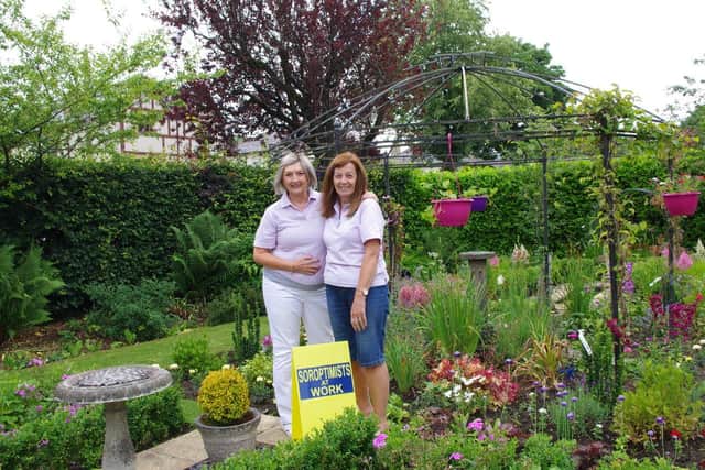 Buxton Garden Trail organiser Jo Holdway, right, was delighted with the success of this year's event.