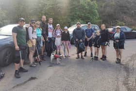 Andy Edwards, fifth from right, and fellow volunteers from the Wild Frontier Adventures group. (Photo: Contributed)