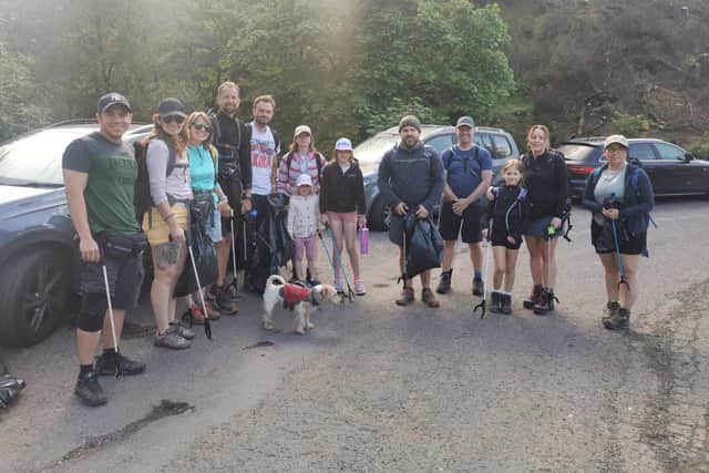 Andy Edwards, fifth from right, and fellow volunteers from the Wild Frontier Adventures group. (Photo: Contributed)