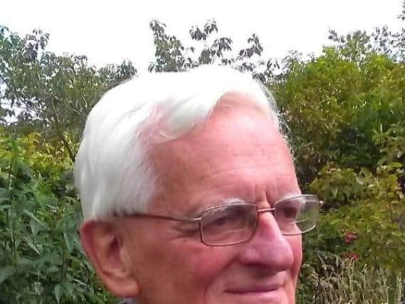 Dad Alan Roberts published the local history book. Photo submitted