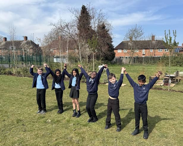Bluecoat Primary Academy pupils having fun in local nature.