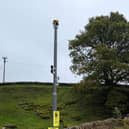 One of the new speed cameras installed on the A5004 between Buxton and Whaley Bridge. Photo Councillor Ruth George