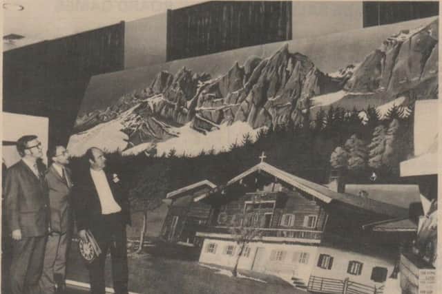 John senior pictured with the world's biggest jigsaw he created in 1971. Photo submitted