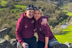 Chloe and Neil on the Monsal Trail Photo submitted